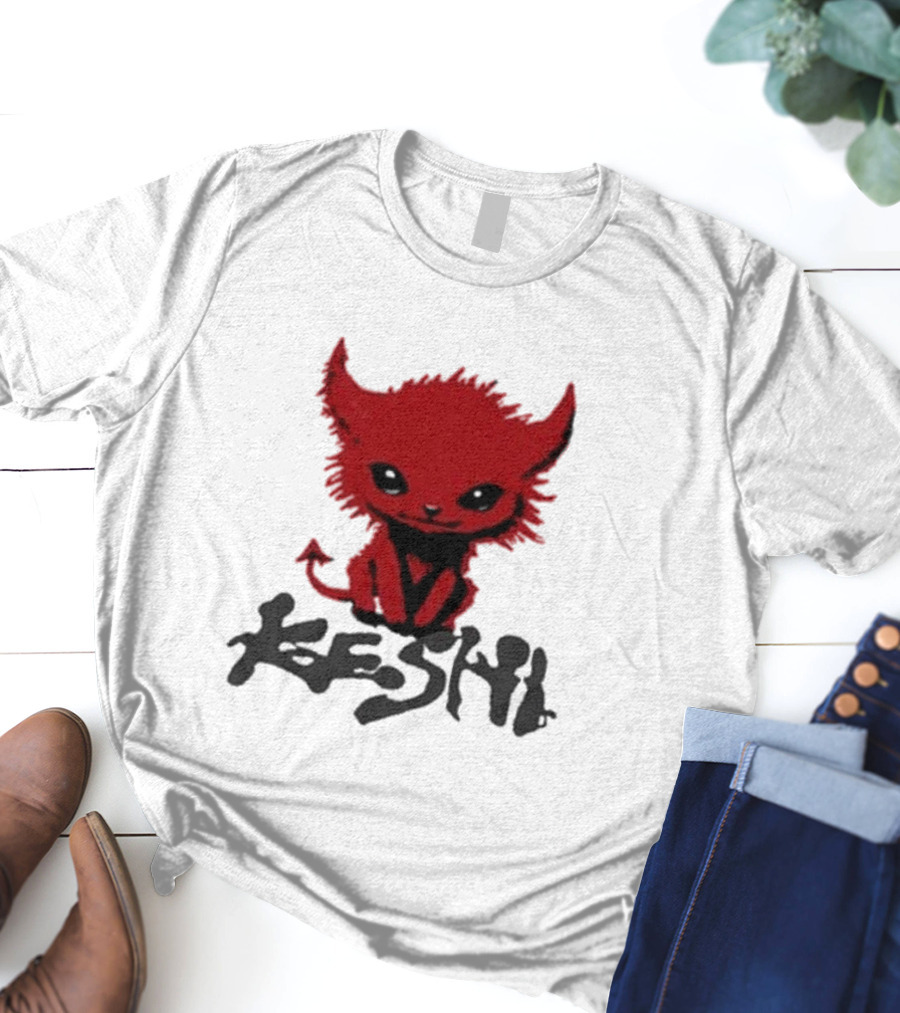 Keshi Red Devil Monster Character T-Shirt