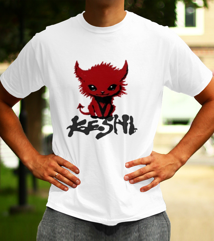 Keshi Red Devil Monster Character T-Shirt