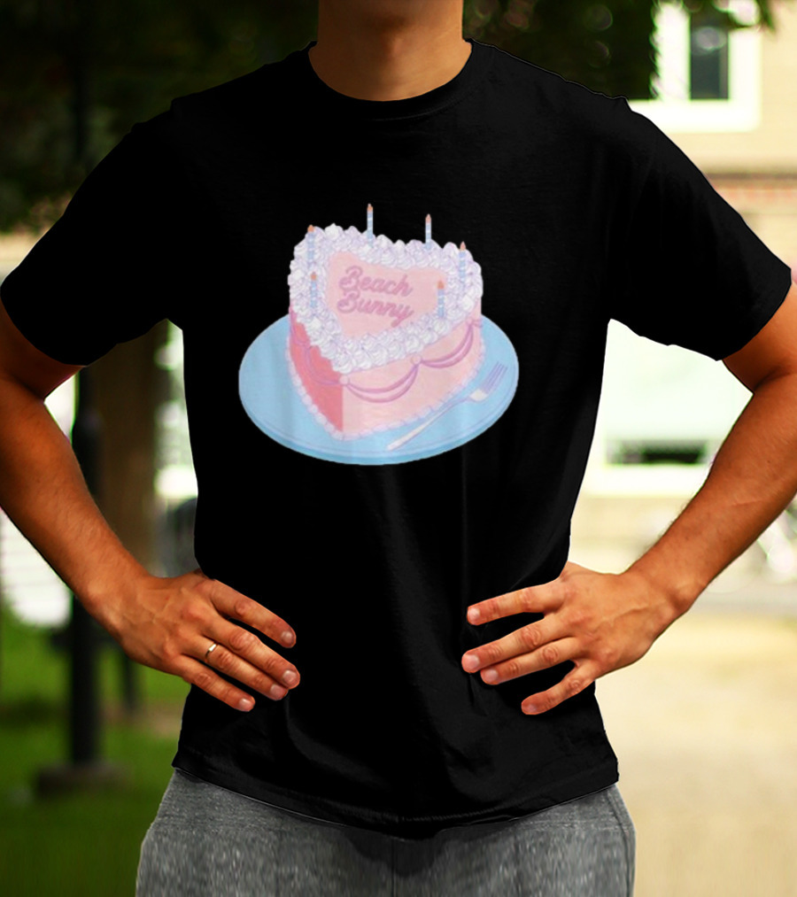 Beach Bunny Heart-Shaped Cake Clueless T-Shirt