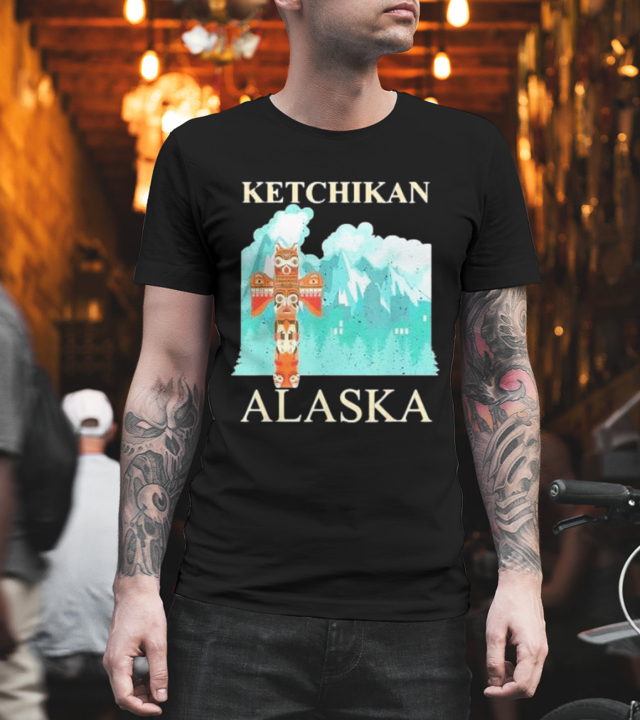 Ketchikan Alaska Native American Indian Totem T-Shirt