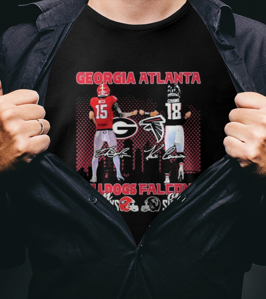 Georgia Atlanta Bulldogs Beck Falcons Cousins Saturdays Sundays T-Shirt