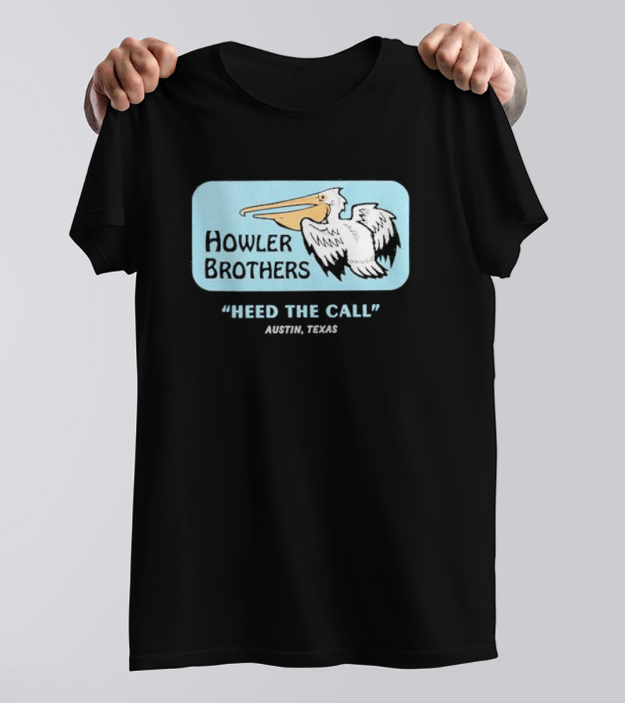Howler Brothers Pelican Logo Heed The Call Austin Texas T-Shirt