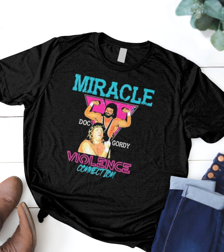 Miracle Violence Connection Doc Gordy Wrestling Icons T-Shirt