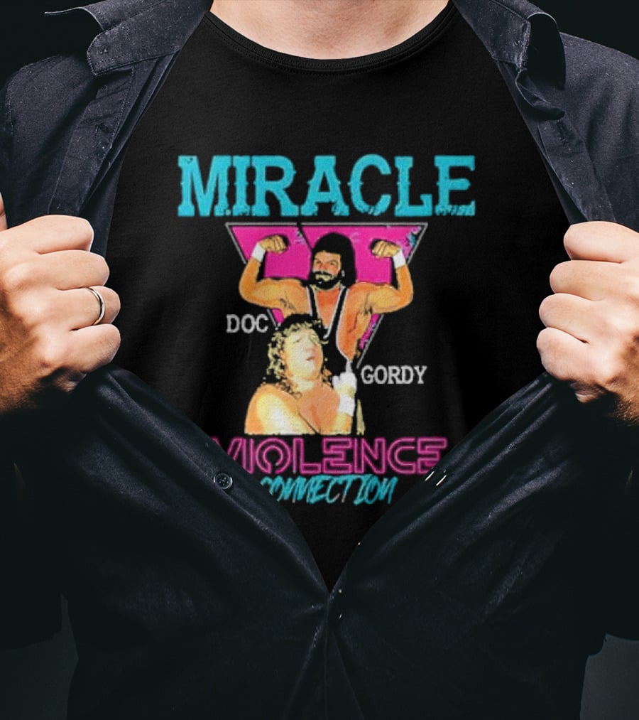 Miracle Violence Connection Doc Gordy Wrestling Icons T-Shirt