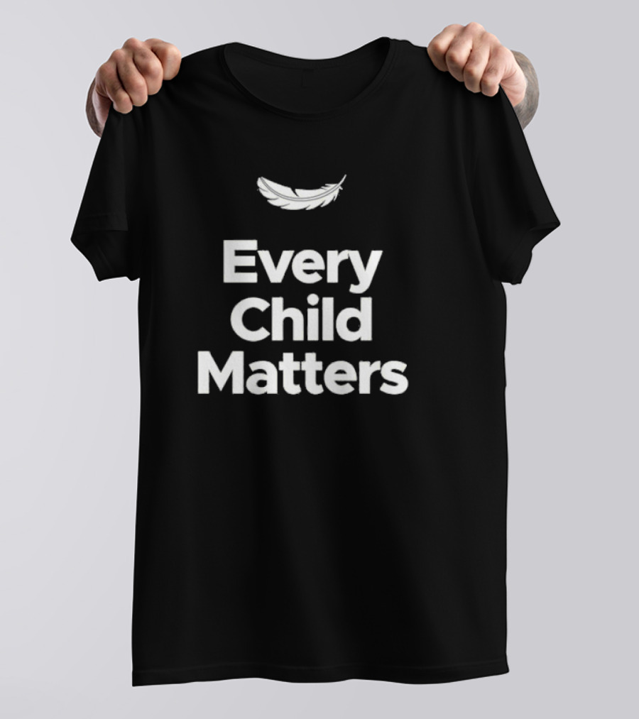 Every Child Matters Feather Symbol Truth And Reconciliation T-Shirt