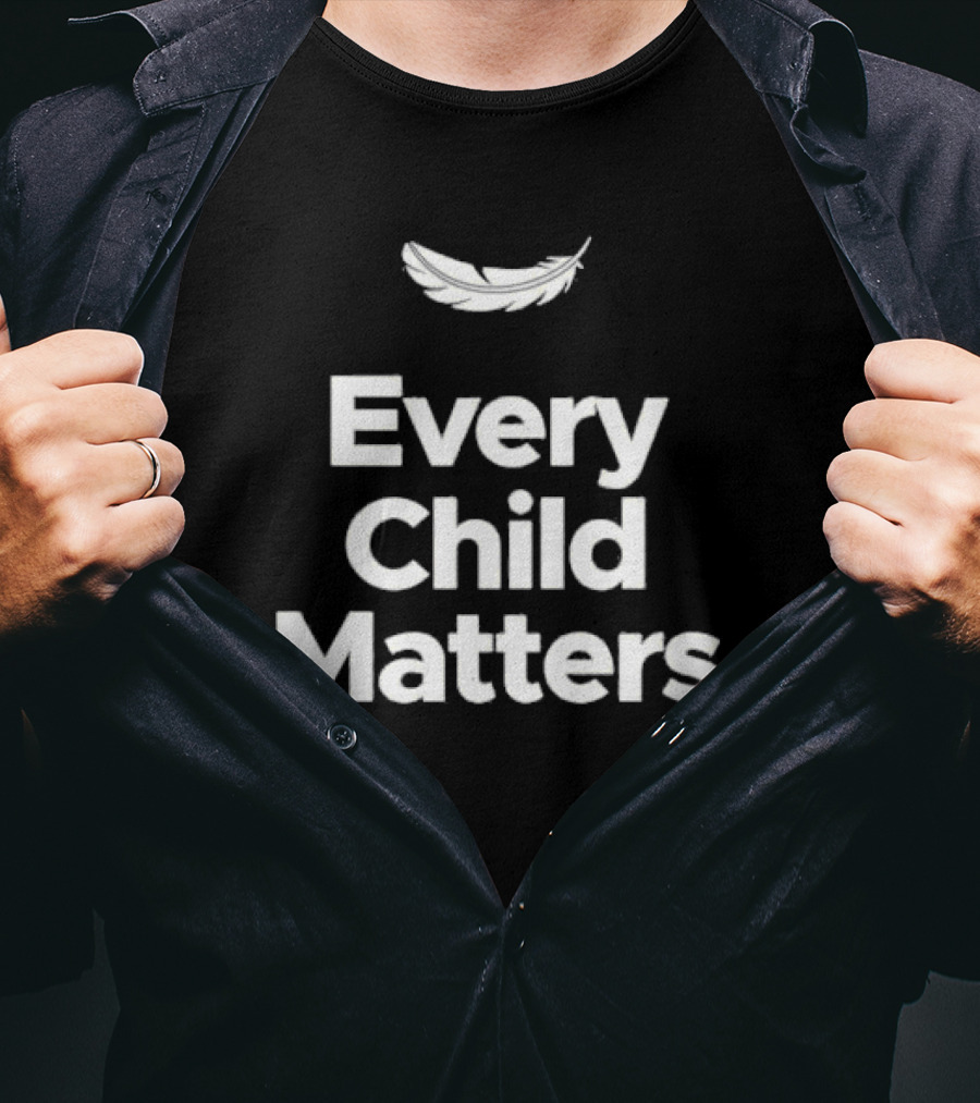 Every Child Matters Feather Symbol Truth And Reconciliation T-Shirt