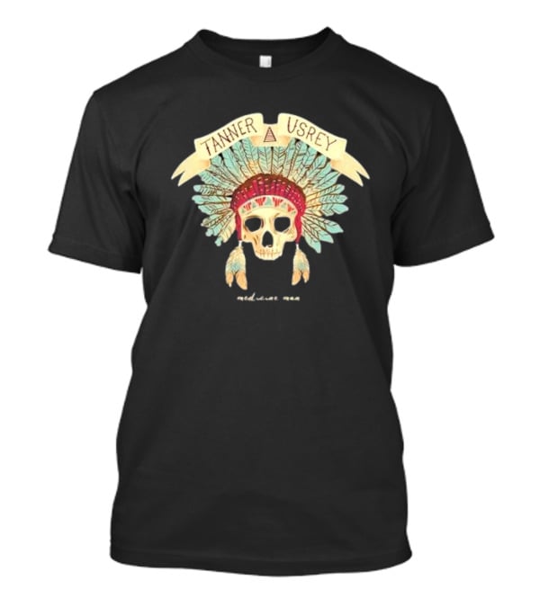 Tanner Usrey Skull Headdress Medicine Man T-Shirt