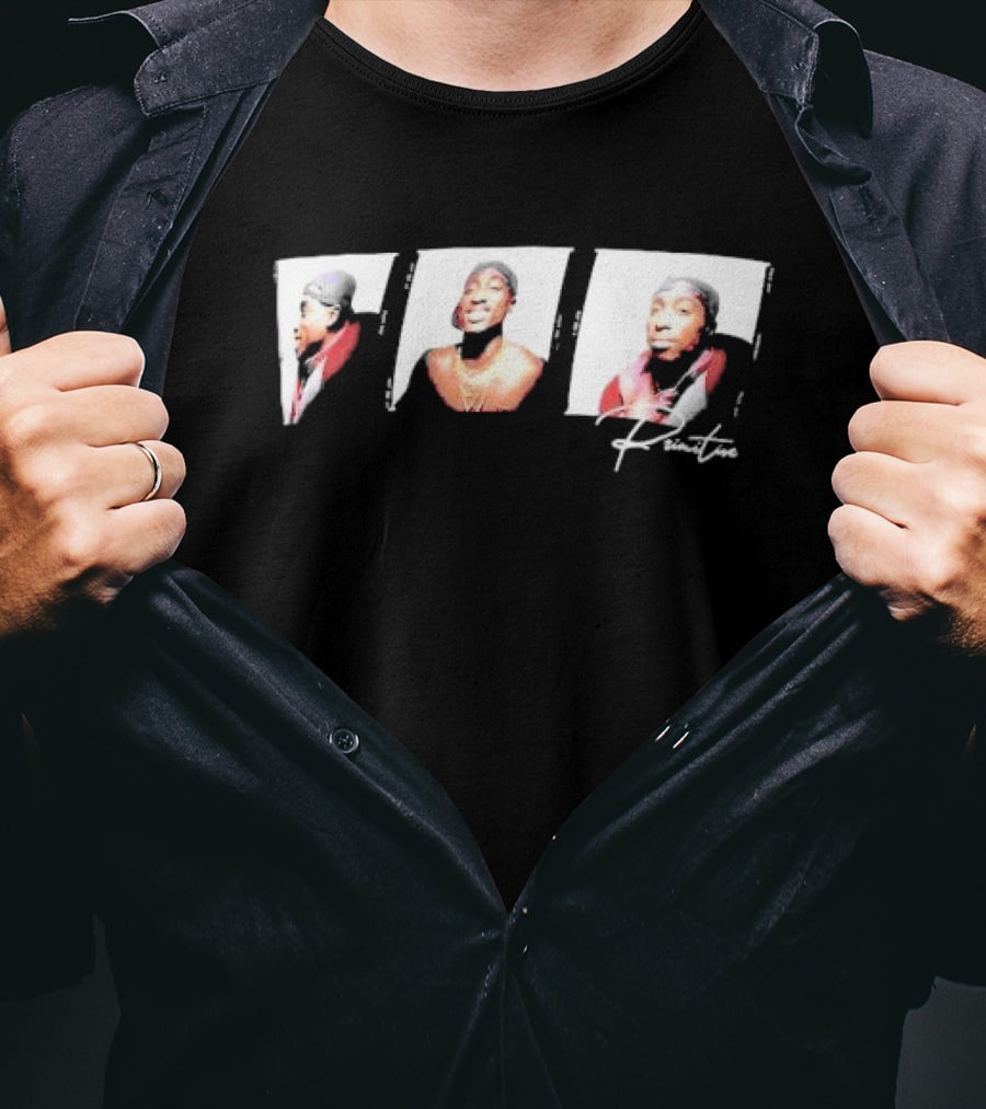 Tupac Shakur Film Strip Signature Truth T-Shirt