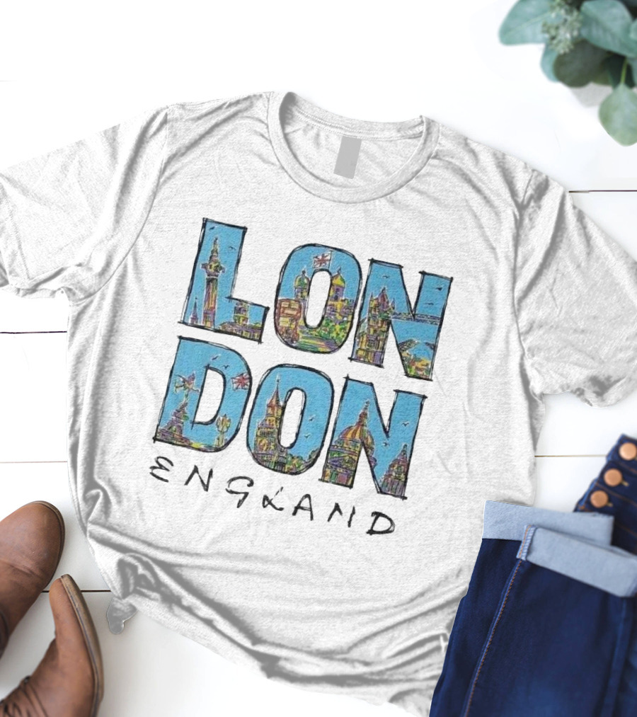 London England Landmarks T-Shirt