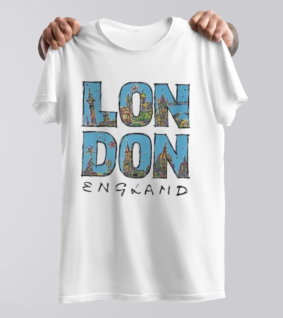 London England Landmarks T-Shirt