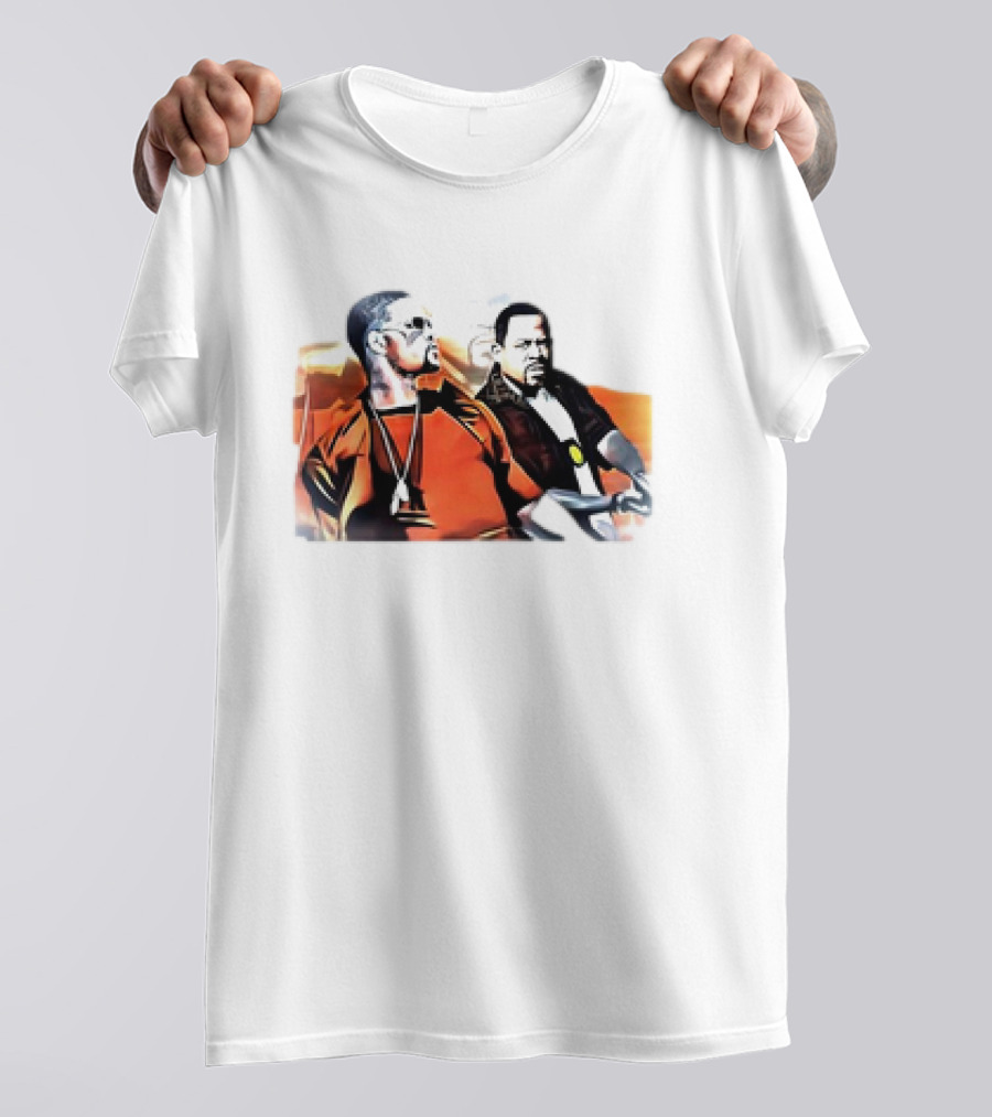 Bad Boys Will Smith Martin Lawrence Iconic Film Duo T-Shirt
