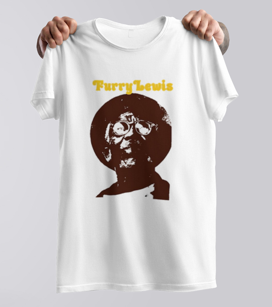 Furry Lewis Blues Old School Retro T-Shirt