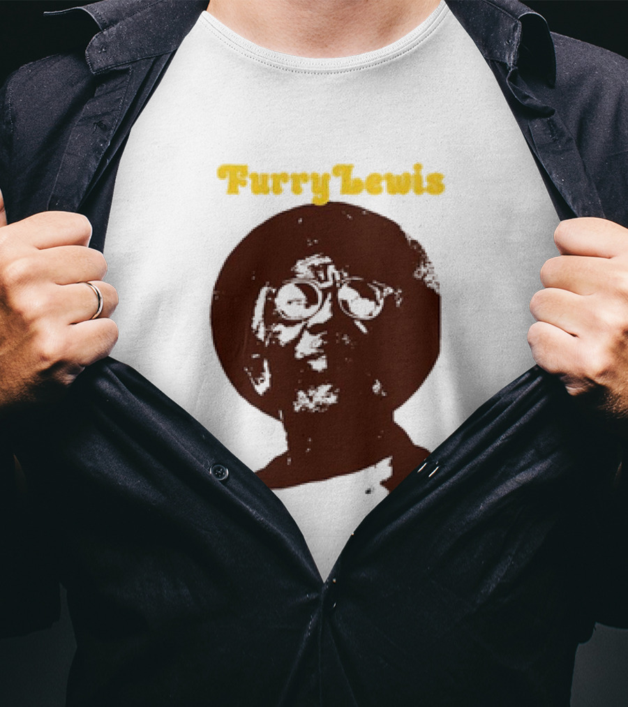 Furry Lewis Blues Old School Retro T-Shirt