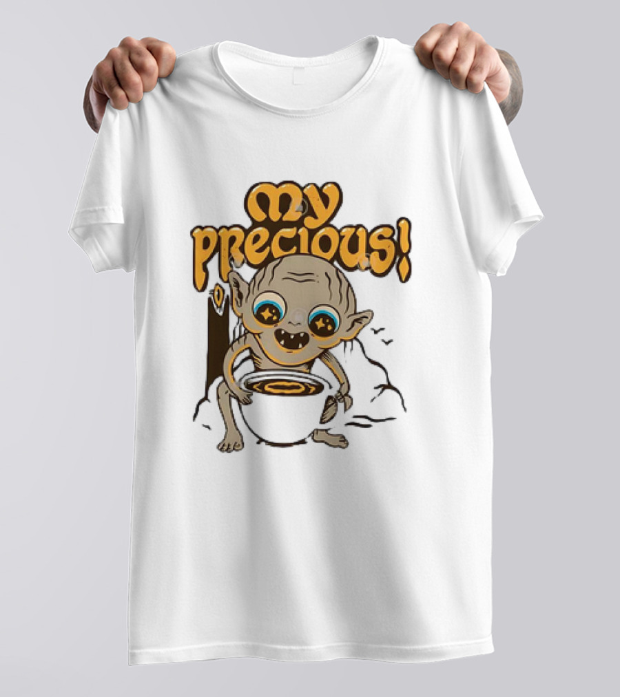 Gollum My Precious Coffee Lover Fantasy Cup T-Shirt