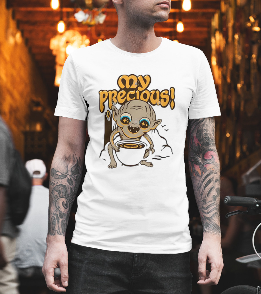 Gollum My Precious Coffee Lover Fantasy Cup T-Shirt
