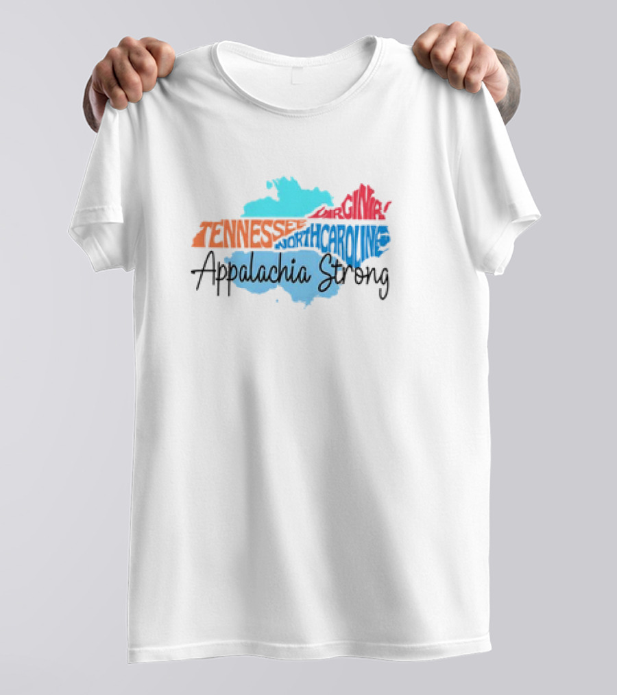 Hurricane Helene Appalachia Strong Tennessee Virginia North Carolina T-Shirt