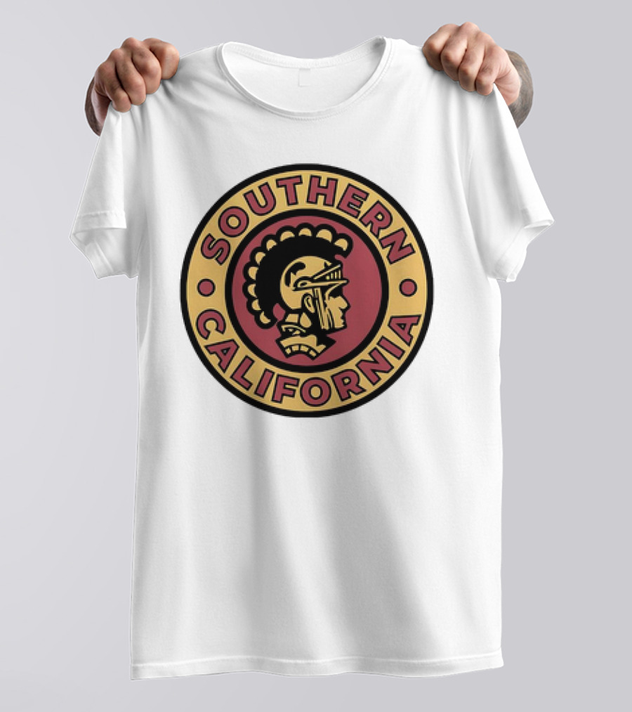 Southern California Trojan Warrior Circle Emblem T-Shirt