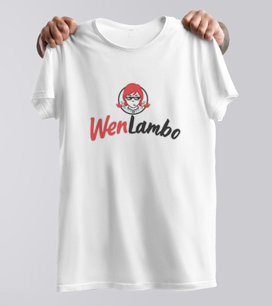 WenLambo Cartoon Logo With Iconic Red-Haired Character T-Shirt