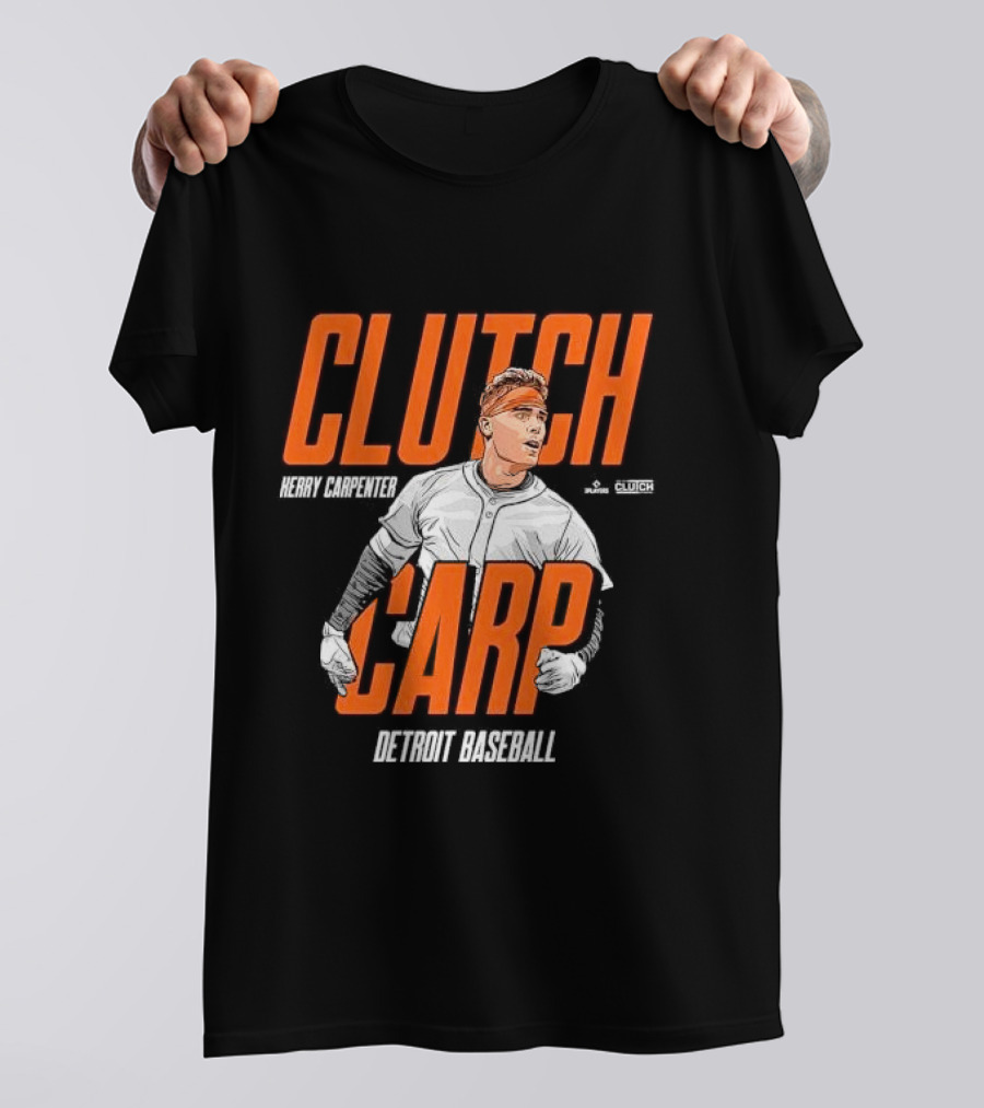 Herry Carpenter Clutch Carp Detroit Baseball T-Shirt