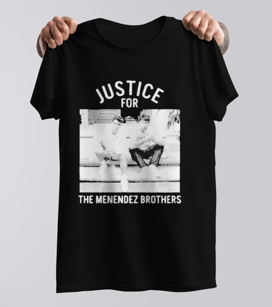 Justice For The Menendez Brothers Vintage Style Court Case Retro Appeal T-Shirt
