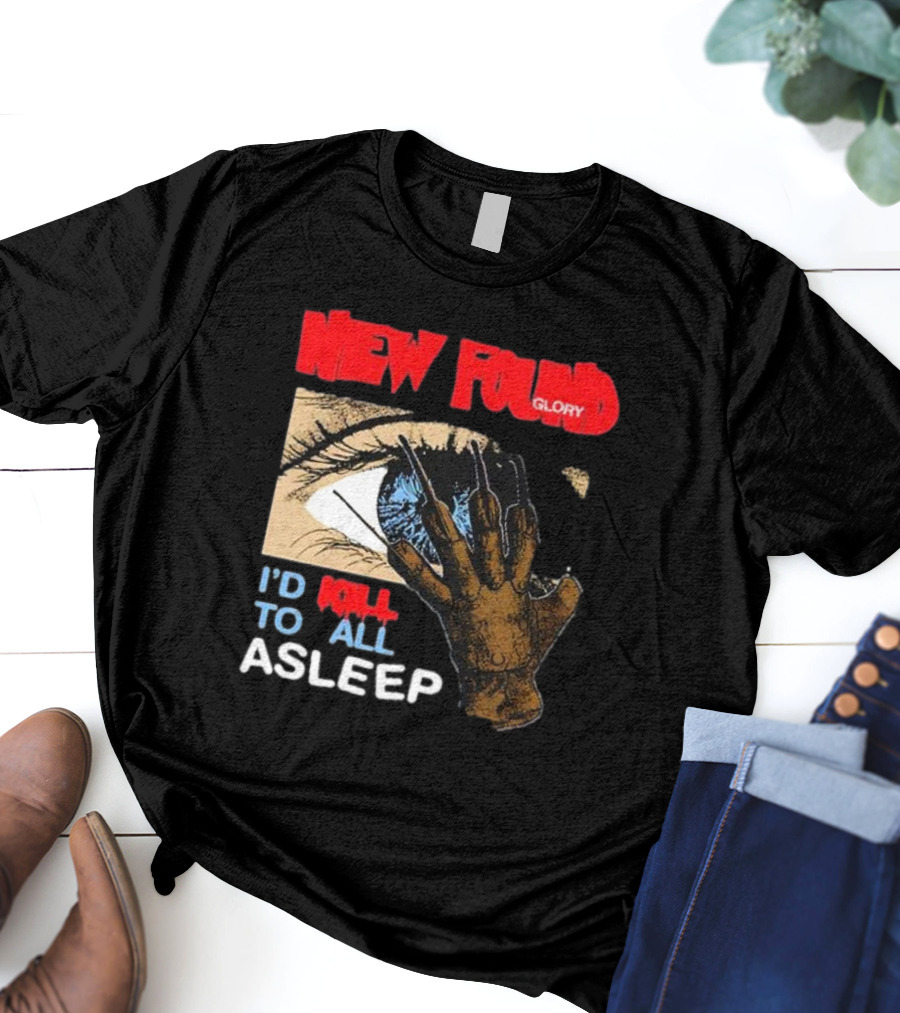 New Found Glory Eye Claw I'd Kill To Fall Asleep T-Shirt