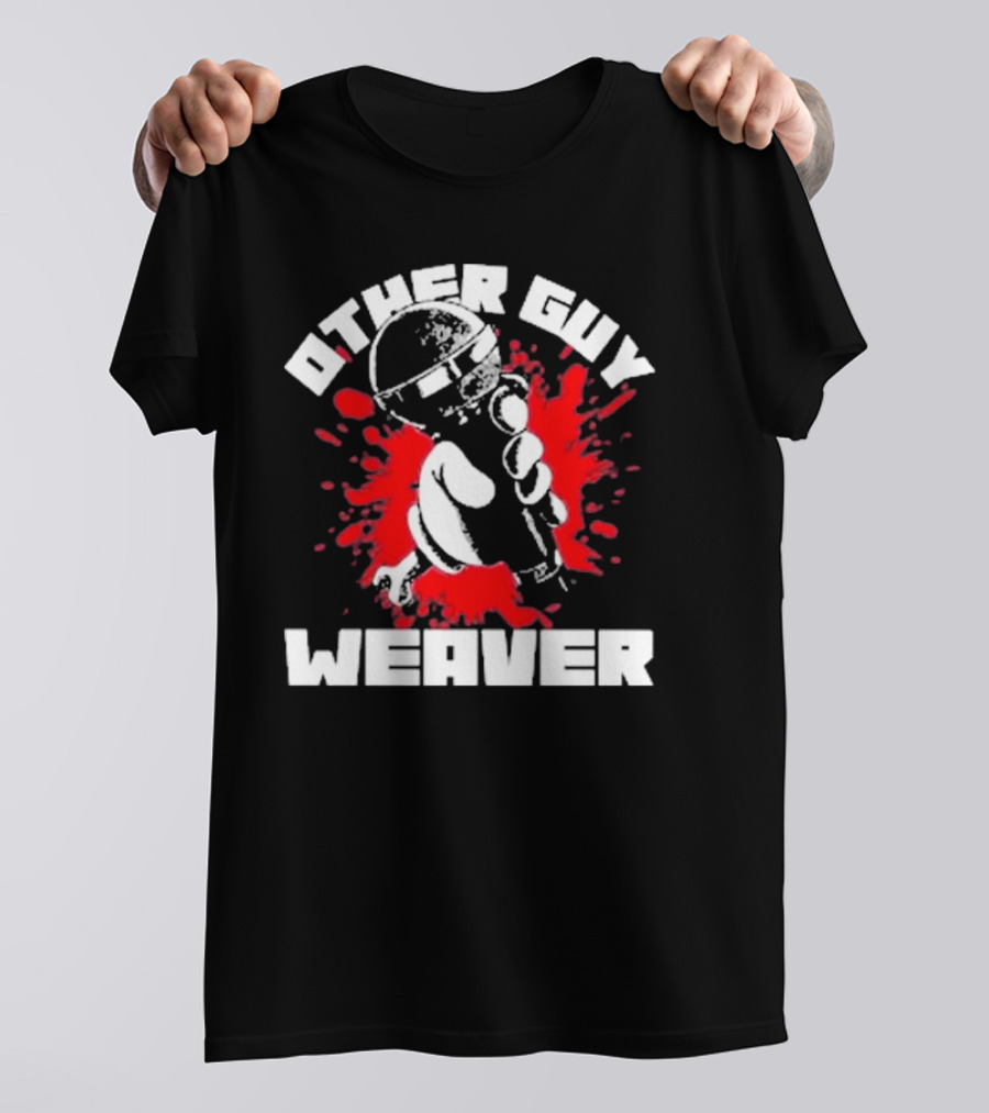 Other Guy Weaver Microphone In Hand Red Splash T-Shirt