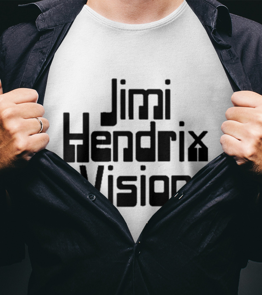 Jimi Hendrix Vision Ringer Retro Psychedelic T-Shirt