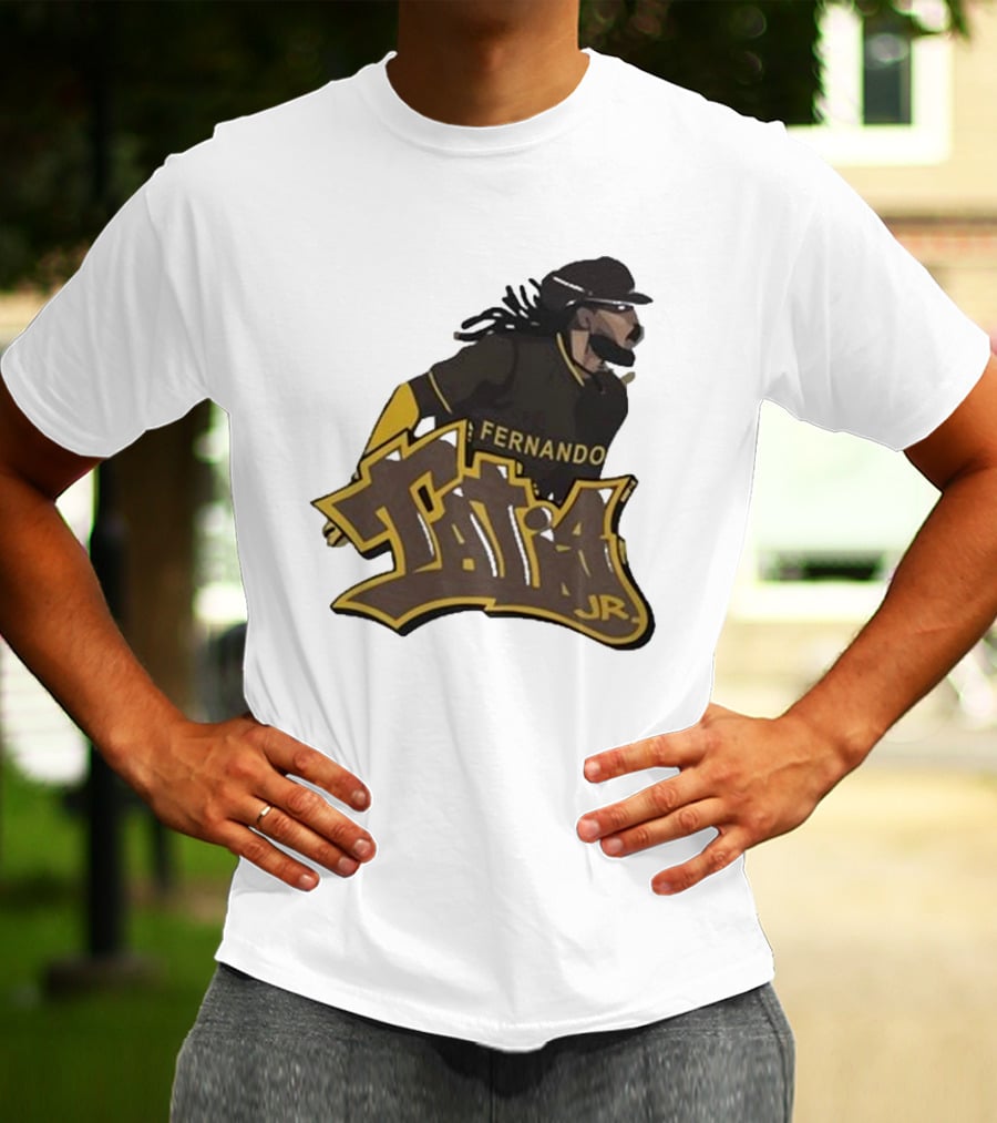 San Diego Padres Fernando Tatis Jr Player Graffiti T-Shirt