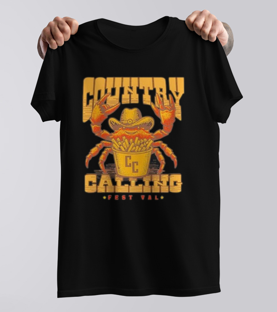 COUNTRY CALLING CRAB FESTIVAL CC LINEUP T-Shirt