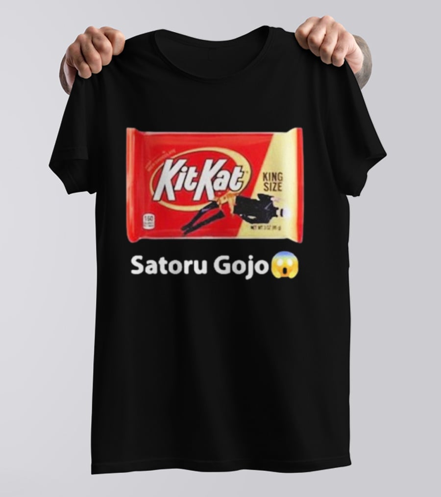 Satoru Gojo 😮 Kit Kat King Size T-Shirt