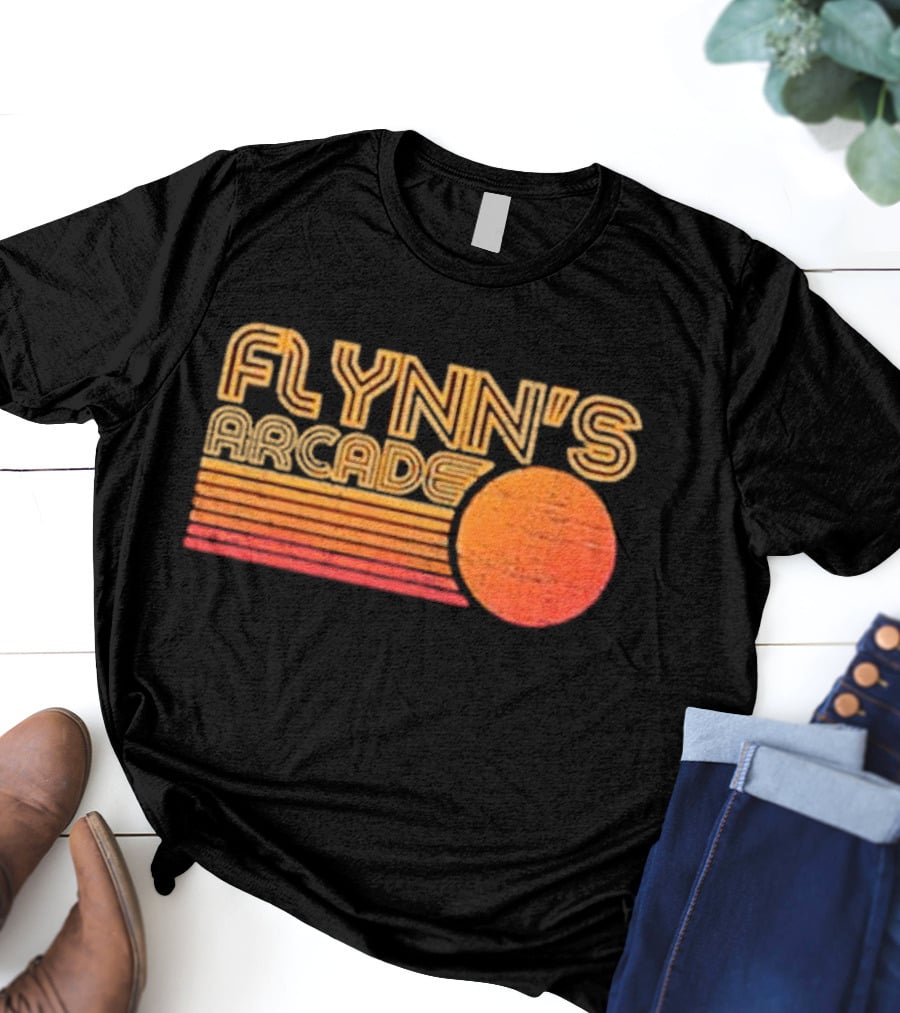 Flynn's Arcade Sunset Vintage T-Shirt