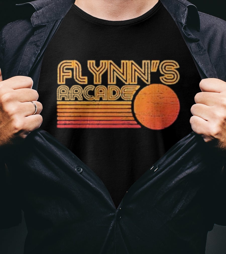 Flynn's Arcade Sunset Vintage T-Shirt