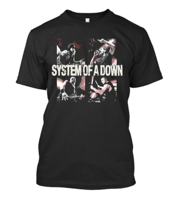 System Of A Down Band Performance Collage T-Shirt