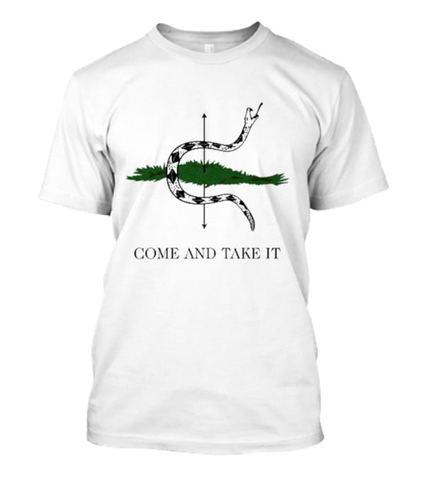 Lopp Come And Take It Snake With Arrow And Pine Tree T-Shirt