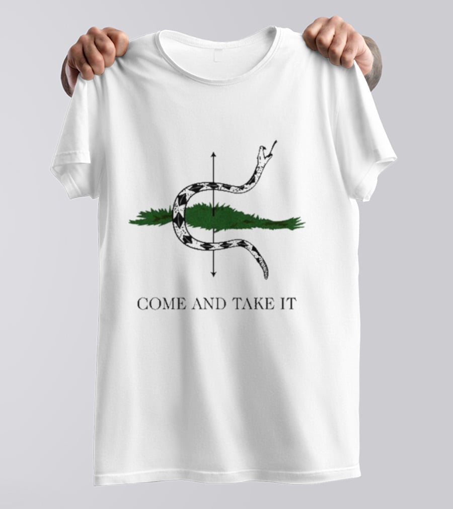 Lopp Come And Take It Snake With Arrow And Pine Tree T-Shirt