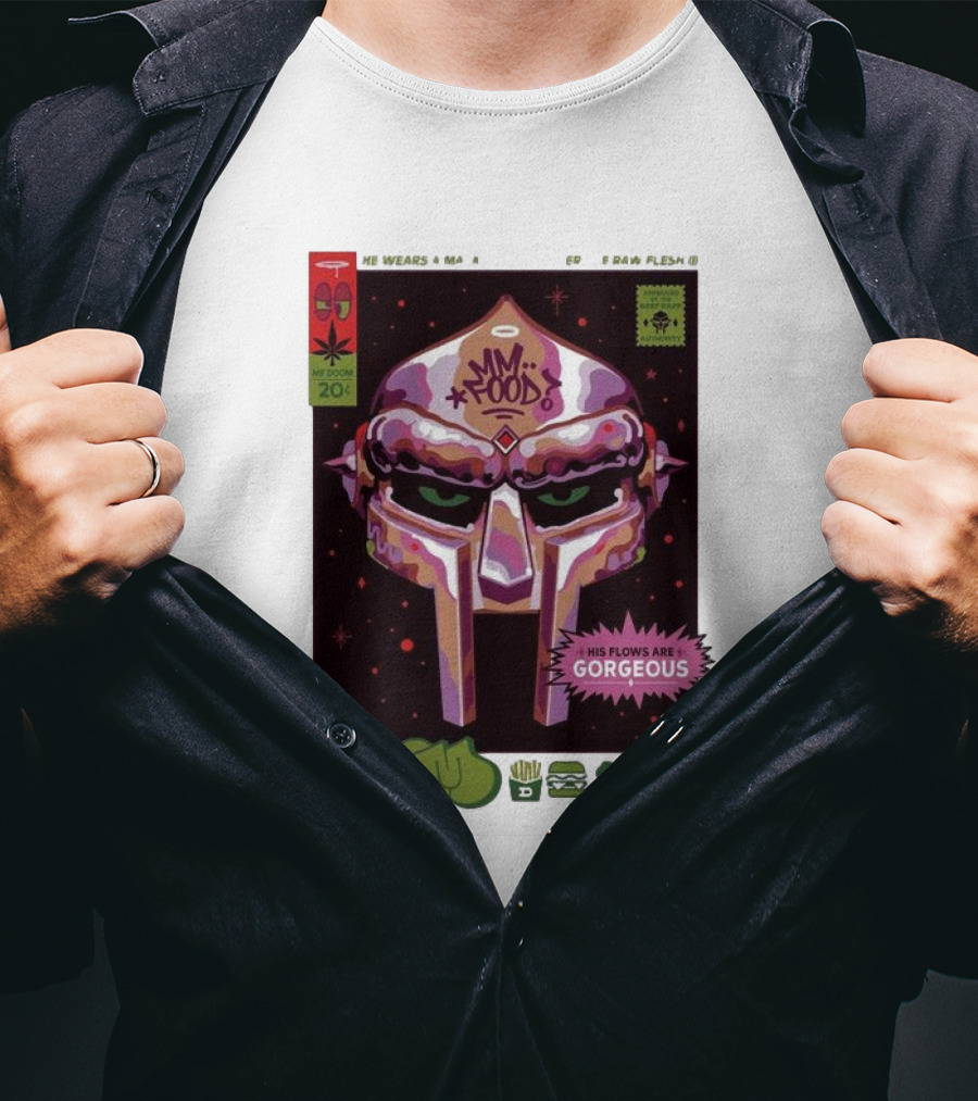 Mm..Food MF Doom Mask His Flows Are Gorgeous T-Shirt