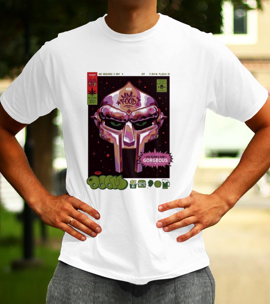 Mm..Food MF Doom Mask His Flows Are Gorgeous T-Shirt