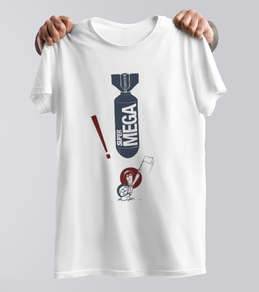 Super Mega Bomb Cartoon Surrender T-Shirt