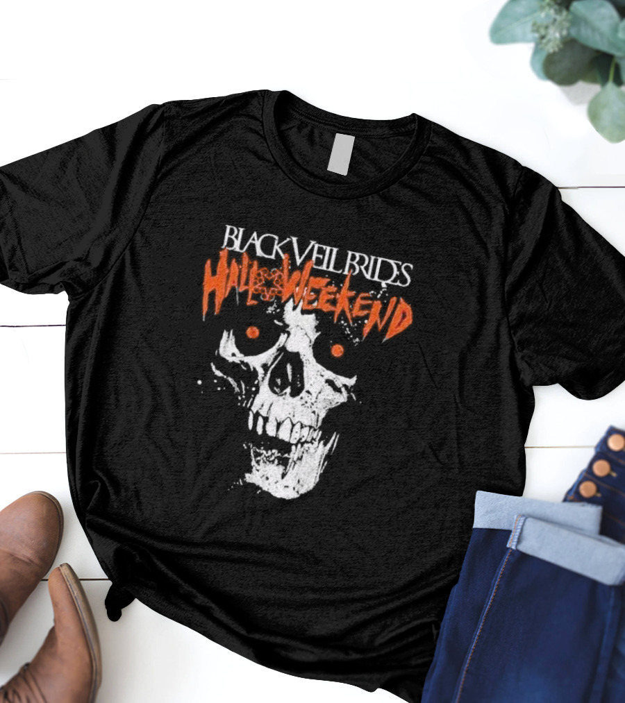 Black Veil Brides Halloweekend Skull T-Shirt