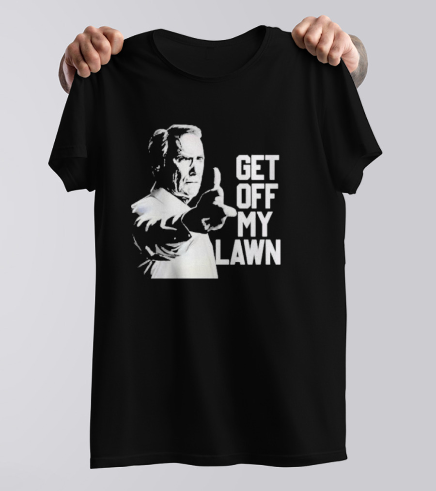 Clint Eastwood Get Off My Lawn Iconic TV Scene T-Shirt