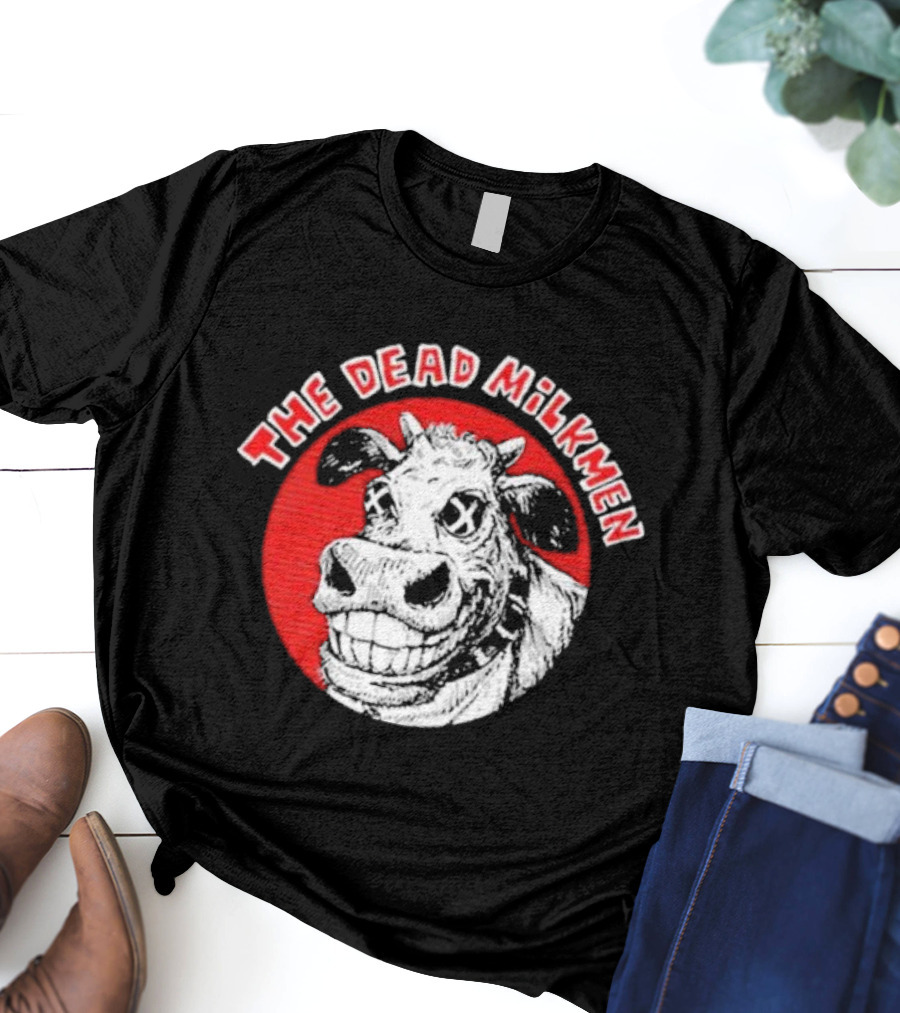 The Dead Milkmen Grinning Cow T-Shirt