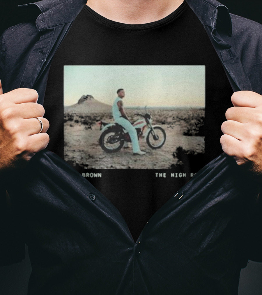 Kane Brown The High Road Desert Motorcycle Scene T-Shirt