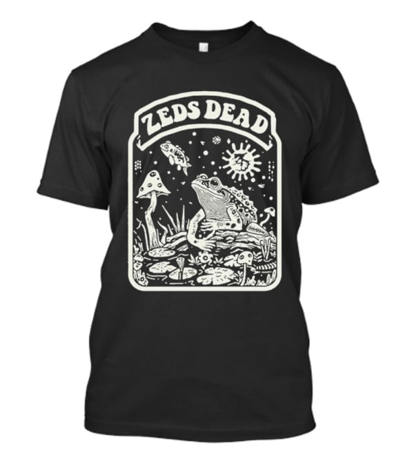 Zeds Dead Frog Cosmic Nature Scene T-Shirt