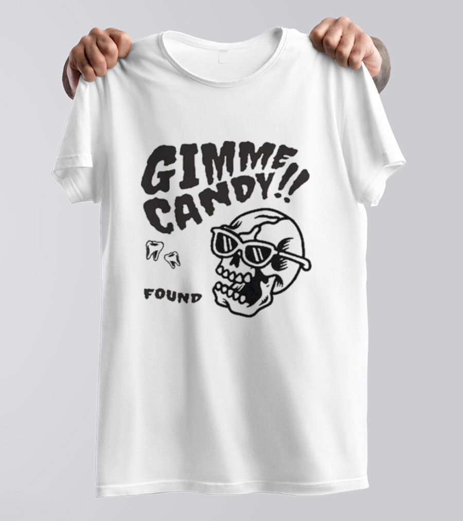 New Found Glory Gimme Candy Skull Found T-Shirt
