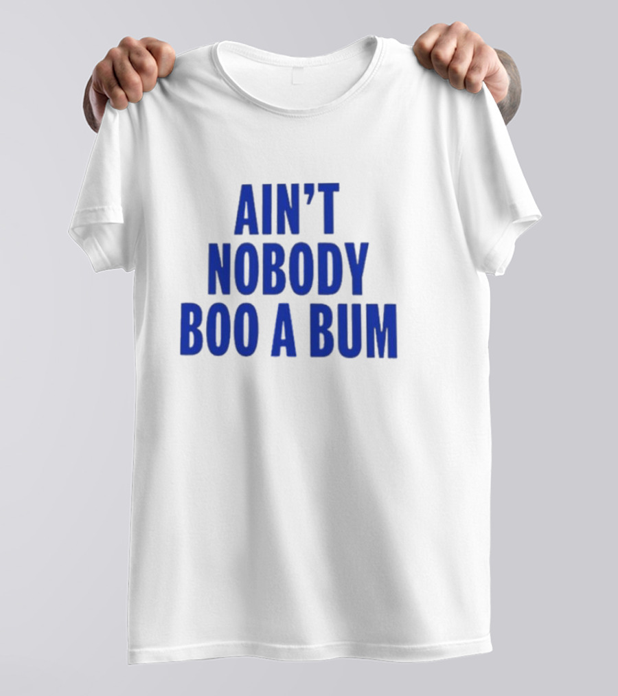 Ain't Nobody Boo A Bum T-Shirt