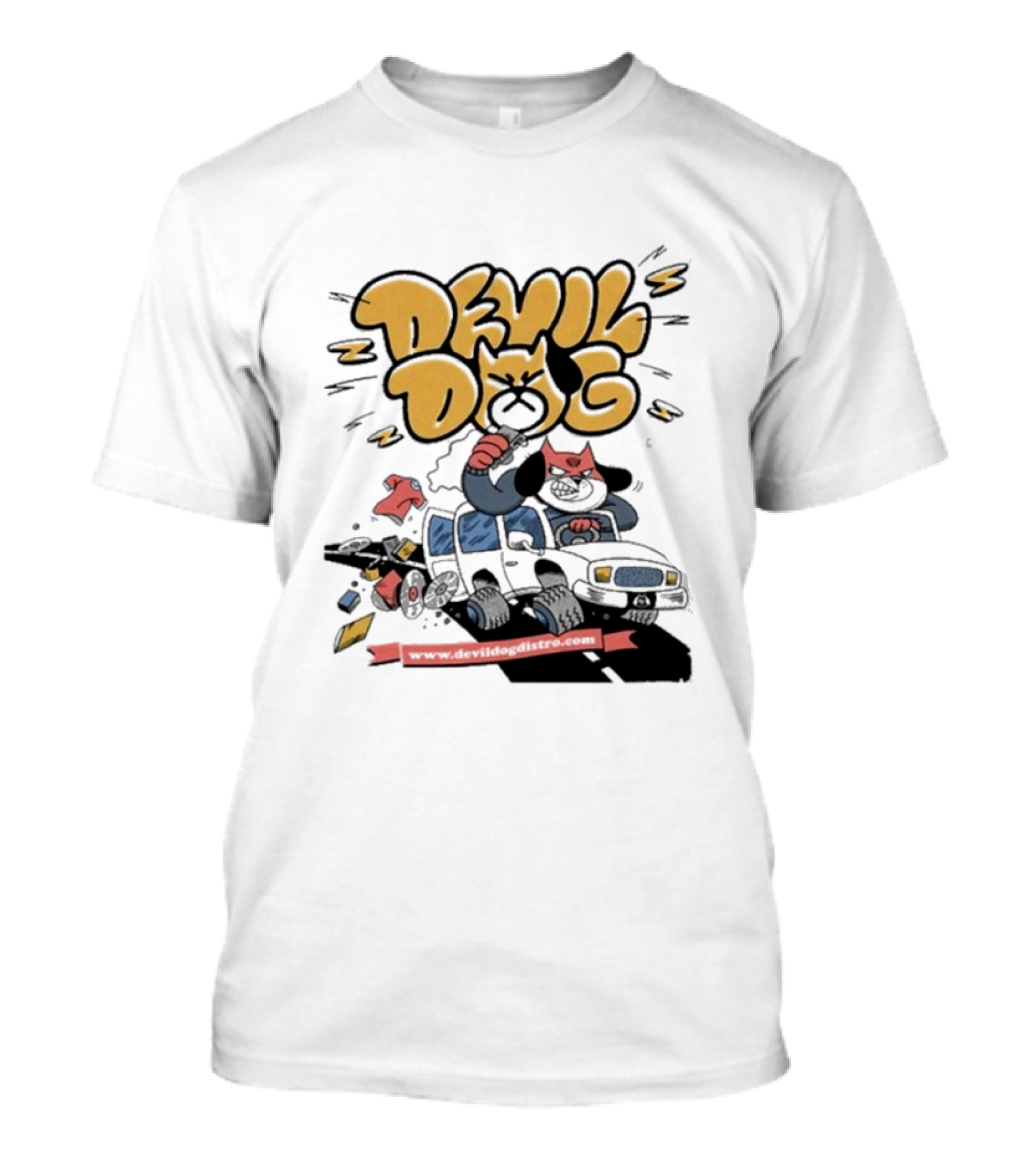 Devil Dog Www.devildogdistro.com T-Shirt
