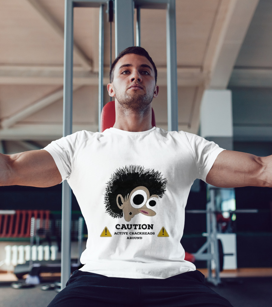 Caution Active Crackheads Midnight Groovers T-Shirt