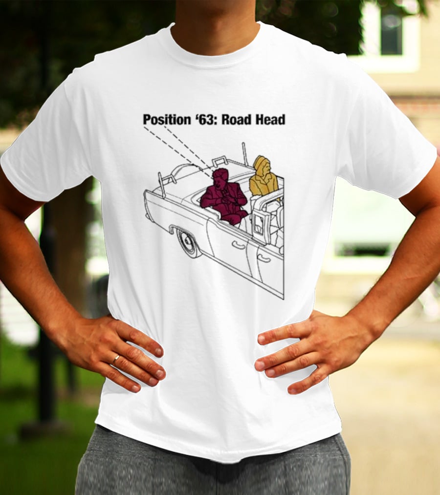 Position '63 Road Head Convertible Scene T-Shirt