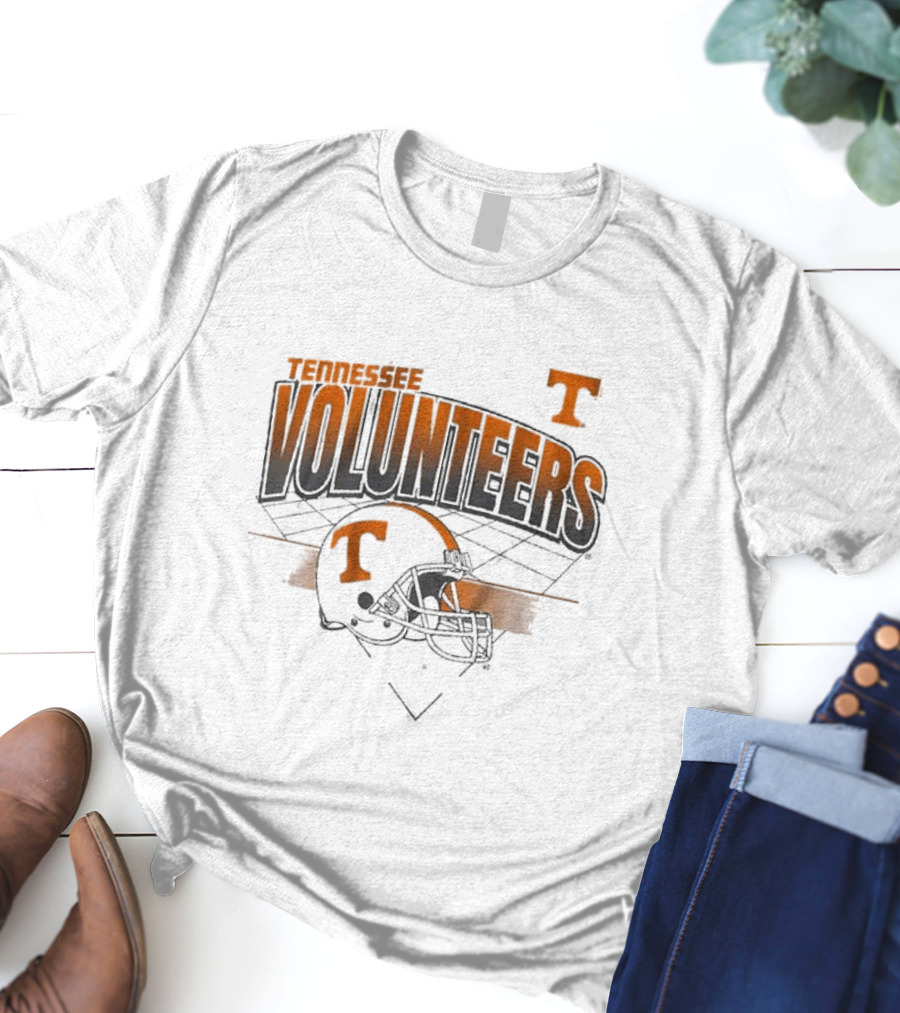 Tennessee Volunteers Football Helmet Knoxville Grid T-Shirt