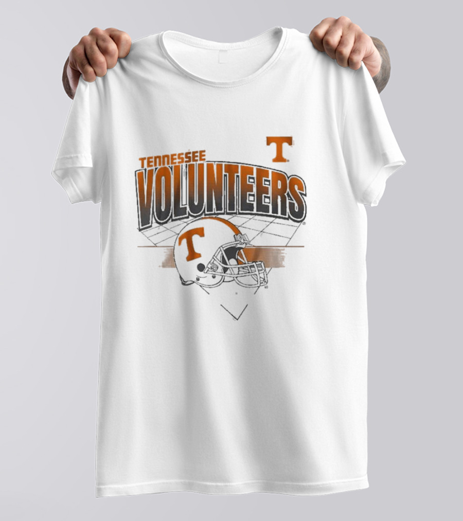 Tennessee Volunteers Football Helmet Knoxville Grid T-Shirt